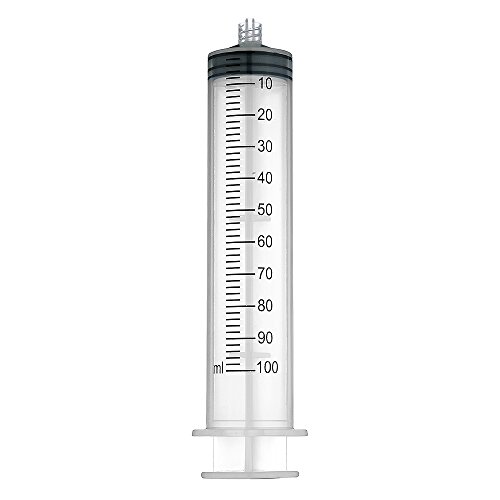 Paquete de 8 jeringas, jeringas de 100ml / 60ml / 30ml / 10ml / 3ml con agujas de punta roma de 14G 4 ”3” 2 ”1”, jeringas de plástico grandes para líquidos electrónicos, experimentos y uso industrial