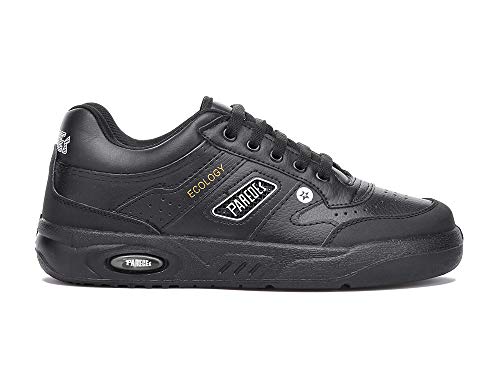 Paredes DP102 NE/42 Zapatillas Deportivo Ecológico, Plantilla Memory Foam, Cordones, Negro, 42