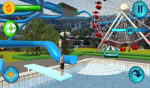 Parque acuático Extreme Slide: Uphill Rush Summer Sports Games for Kids