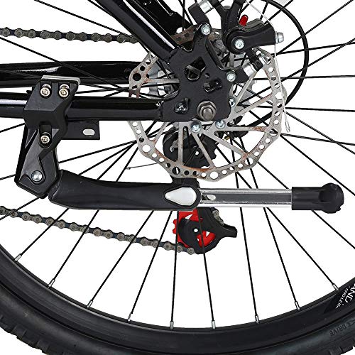 Pata de Cabra para Bicicleta, Adecuado para de Bicicletas con un Diámetro de Rueda de 20 a 29 Pulgadas,con cubierta de plástico de calidad en aleación de aluminio