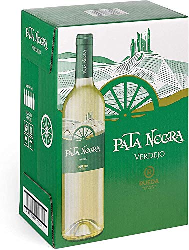Pata Negra Verdejo - Vino Blanco D.O Rueda - Caja de 6 Botellas x 750 ml