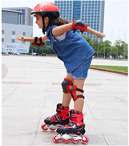 Patines en línea Rodillo Ajustable Los Niños Patines 4 Ruedas Llevaron Patines En Línea Rosa Caliente De La Venta De La Nueva Alta Seguridad Principiante Profesional De La Calidad Niño Niña Patines,