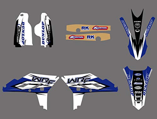 Pegatina Gráfico del Equipo Gráficos Las Etiquetas engomadas de la Motocicleta for Yamaha WR450F WRF450 WRF 450 WR 450F 2012 2013 2014 2015 motocrós Bici de la Suciedad