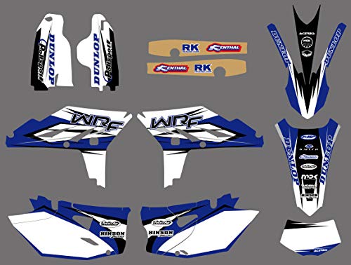 Pegatina Gráfico del Equipo Gráficos Las Etiquetas engomadas de la Motocicleta for Yamaha WR450F WRF450 WRF 450 WR 450F 2012 2013 2014 2015 motocrós Bici de la Suciedad