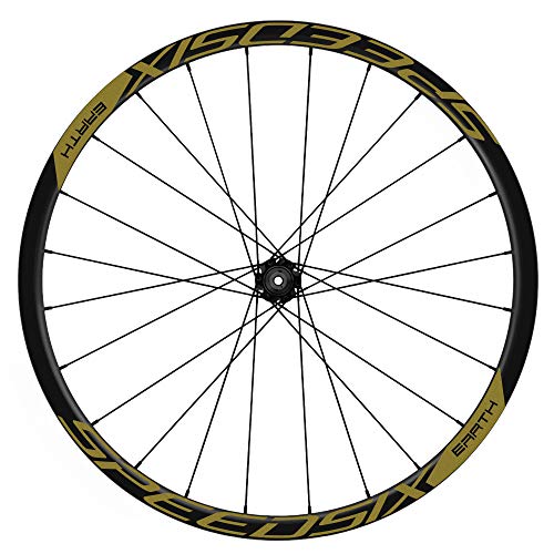 Pegatinas Llantas Bicicleta SPEEDSIX Earth WH100 Dorado