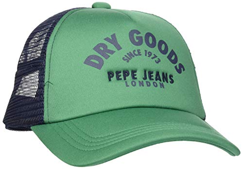 Pepe Jeans Bleu Cap Gorra de béisbol, Verde (Pine Green 672), Talla Única (Talla del Fabricante: 000) para Hombre