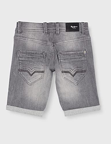 Pepe Jeans Cashed Short Pantalones Cortos, Denim, 33 W/36 L para Niños