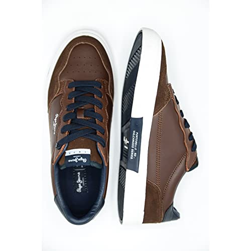 Pepe Jeans Kenton Original 21 - Zapatillas Deportivas para Hombre, (878brown), 42 EU