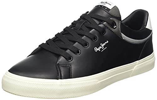 Pepe Jeans London Kenton Class, Zapatilla Hombre, 999BLACK, 43 EU