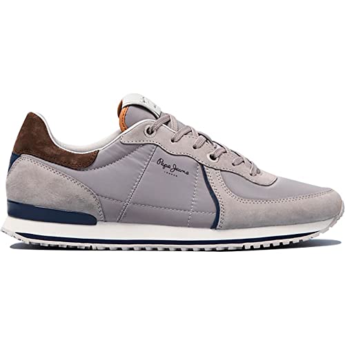 Pepe Jeans London Tinker City Smart, Zapatilla Hombre, 945gris, 42 EU