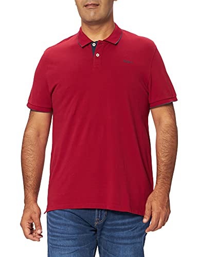 Pepe Jeans Lucas Polo, Multicolor (287currant), Small para Hombre