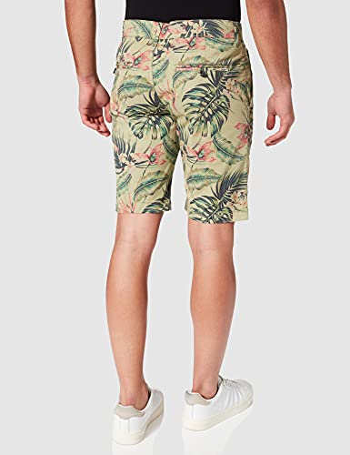 Pepe Jeans MC Queen Short Tropic Pantalones Cortos, 701palm Green, 40 para Hombre