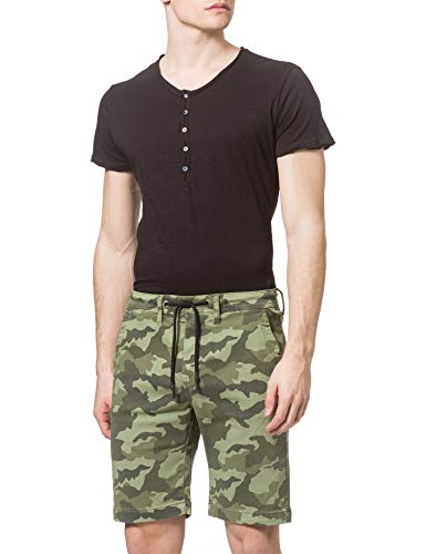 Pepe Jeans Owen Short Camo Pantalones Cortos, 682forest Green, 32 para Hombre