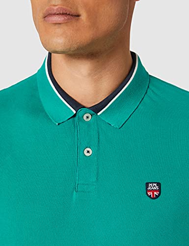 Pepe Jeans Terence Polo, 651emerald, L para Hombre