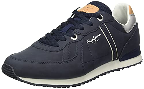 Pepe Jeans Tinker Road - Zapatillas Deportivas para Hombre, (595navy), 45 EU