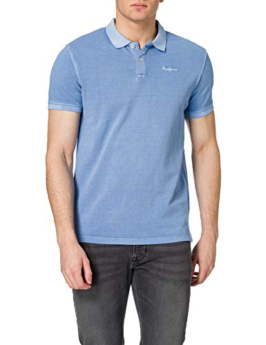 Pepe Jeans Vincent GD Polo, 545 Azul Brillante, M para Hombre