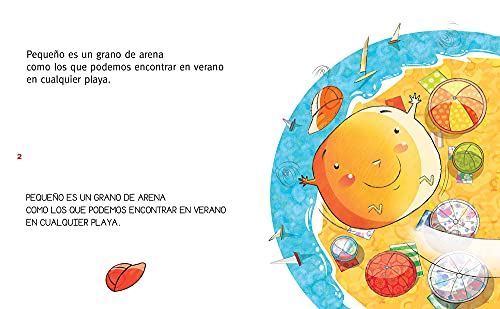 Pequeño, el granito de arena travieso: En letra MAYÚSCULA y de imprenta: libros para niños de 5 y 6 años: 3 (Aprender a leer en letra MAYÚSCULA e imprenta)