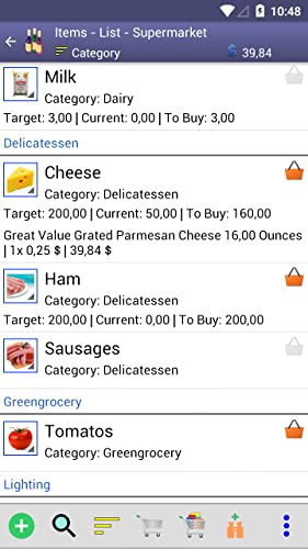 Perfect Shopping List