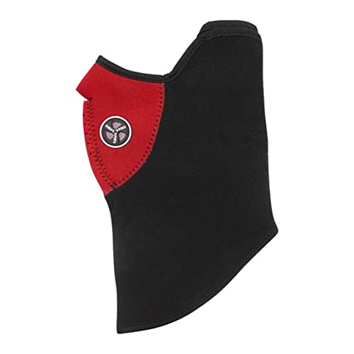 Petrichori Máscara Facial Máscara Deportiva para Montar a Prueba de Viento Protección Facial Equipo para Montar en Motocicleta Suministros Máscara de Ciclismo - Rojo