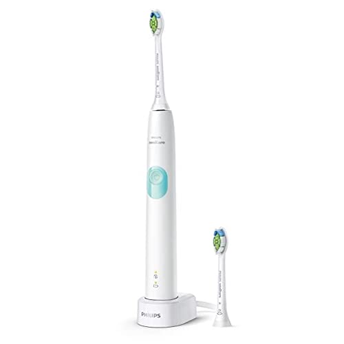 Philips Sonicare ProtectiveClean 4300 HX6807/51 - Cepillo dental sónico con programa de limpieza, control de presión y temporizador, color blanco