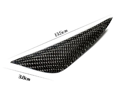 Pinalloy Juego de 2 cuchillos universales de fibra de carbono para parachoques