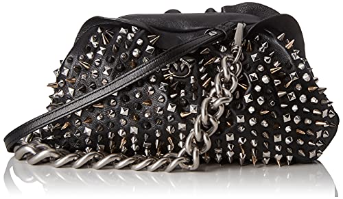 Pinko, Mini Chain Clutch Framed 2 CL mujer, Z99_negro Limusine, U