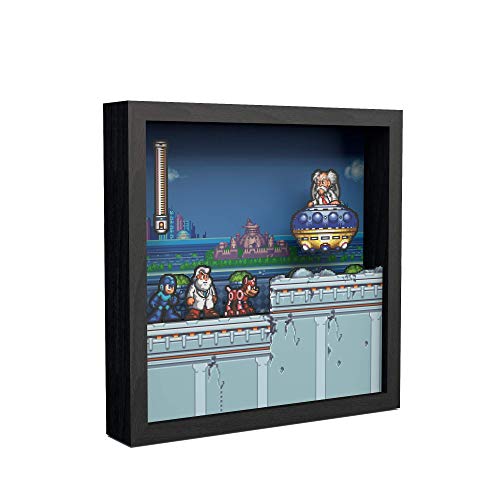 Pixel Frames Megaman 7: Dr. Wily (23x23cm) Shadow Box Art (Electronic Games), (RET00240)