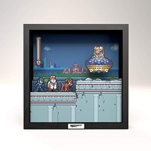 Pixel Frames Megaman 7: Dr. Wily (23x23cm) Shadow Box Art (Electronic Games), (RET00240)