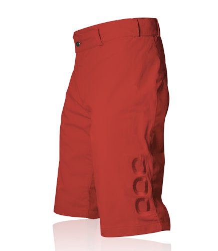 POC Flow - Protección de Pantalones de Ciclismo para Hombre, tamaño M / 32", Color Rojo