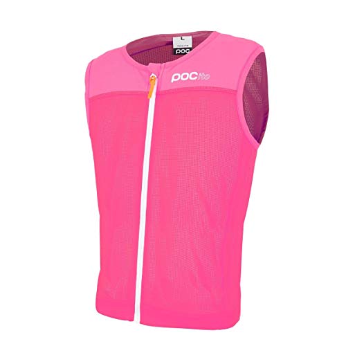 POC POCito VPD Spine Vest Protecciones, Unisex niños, Rosa (Fluorescente Pink), Large