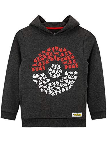 Pokèmon Sudadera con Capucha para niños Pokeball 10-11 Años