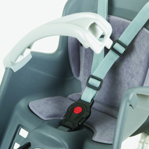 Polisport 67865 - Asiento Infantil para Bicicleta, Color Gris