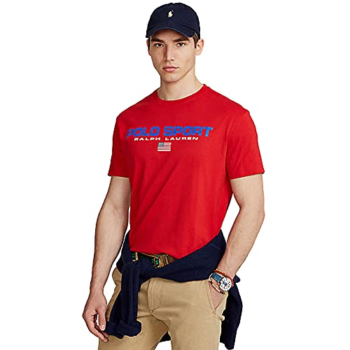 Polo Ralph Lauren Camiseta para Hombre Polo Sport 480620 (XXL, RL Red)