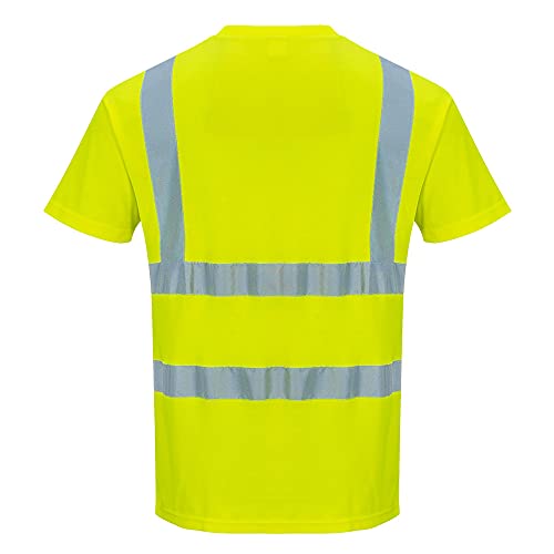 Portwest S478YERM Camiseta de Manga Corta, Hi-Vis , M, Amarillo (Yellow)