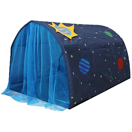 Powcan Carpa de Cama Tienda De Juego para Niños Tienda de Juegos Princess Castle para niñas Tiendas de Juegos para niños Grandes Tiendas de campaña para niños Play House 140x100x80cm