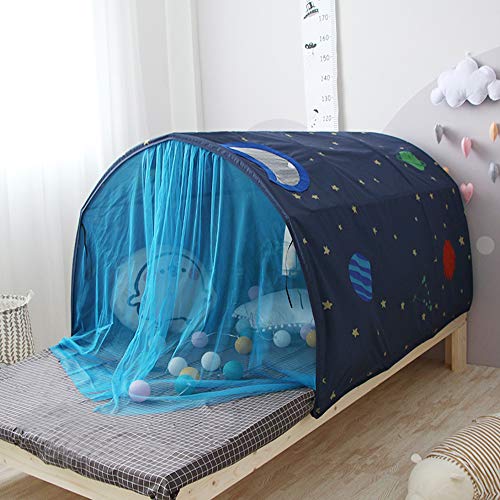 Powcan Carpa de Cama Tienda De Juego para Niños Tienda de Juegos Princess Castle para niñas Tiendas de Juegos para niños Grandes Tiendas de campaña para niños Play House 140x100x80cm