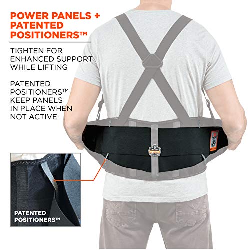 ProFlex 2000SF - Cinturón lumbar (tamaño: S), color: negro