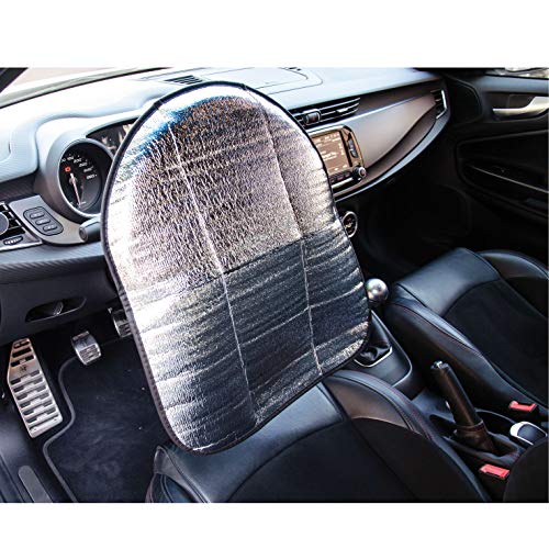 Protector Solar para Volante de Coche de diámetros de 37 a 39 cm. Práctica Funda Parasol Anti Calentamiento.