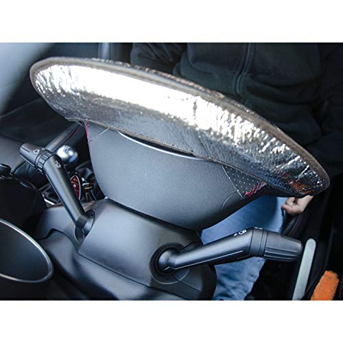 Protector Solar para Volante de Coche de diámetros de 37 a 39 cm. Práctica Funda Parasol Anti Calentamiento.