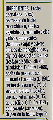 Puleva Omega 3 Leche con Avena, 6 x 1L