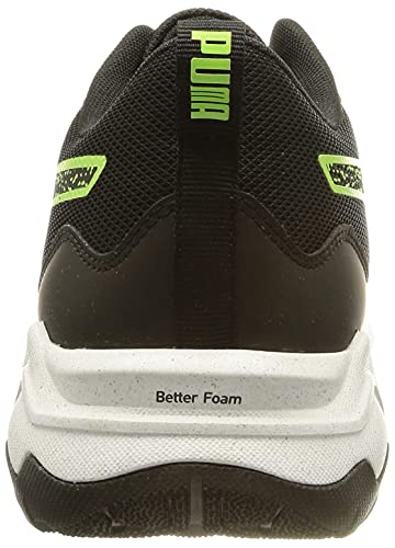 PUMA Better Foam Xterra, Zapatillas deportivas, para Unisex adulto, Negro (Puma Black-Green Glare), 45 EU