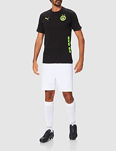 Puma Borussia Dortmund Temporada 2021/22 Equipación de Juego, Camiseta, Hombre, Black-Safety Yellow, M