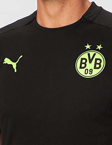Puma Borussia Dortmund Temporada 2021/22 Equipación de Juego, Camiseta, Hombre, Black-Safety Yellow, M