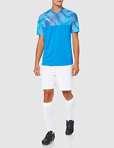 PUMA Cup Jersey Maillot, Hombre, Azul (Electric Blue Lemonade White), L