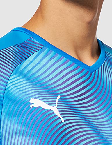 PUMA Cup Jersey Maillot, Hombre, Azul (Electric Blue Lemonade White), L