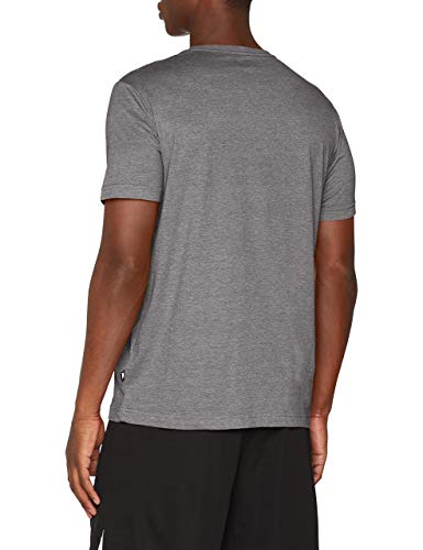 Puma Essentials LG T Camiseta de Manga Corta, Hombre, Negro (Cotton Black), L
