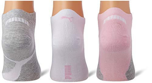 PUMA Lifestyle Sneaker-Trainer Socks (3 Pack) Calcetines, Basic Pink, 39/42 Unisex Adulto