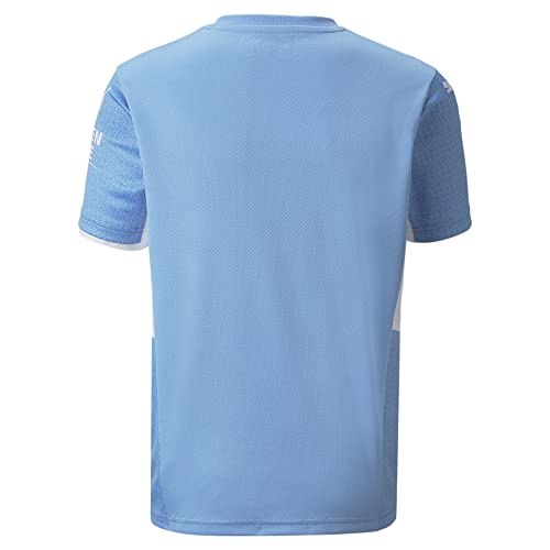 Puma Manchester City Temporada 2021/22, Juego, Camiseta Primera Equipación, Unisex-Child, Team Light Blue White, 176