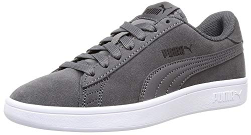 PUMA Smash v2, Zapatillas Unisex Adulto, Gris (Castlerock Black-White), 39 EU