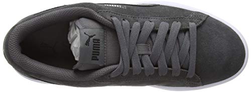 PUMA Smash v2, Zapatillas Unisex Adulto, Gris (Castlerock Black-White), 39 EU